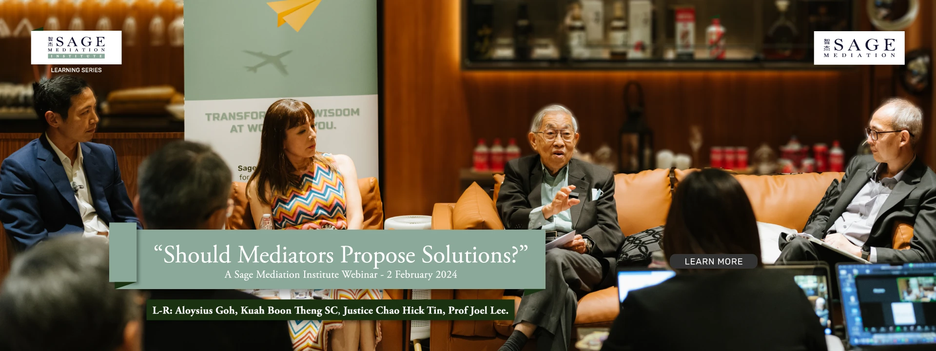 Sage Mediation Seminar Should Mediators Propose Solutions